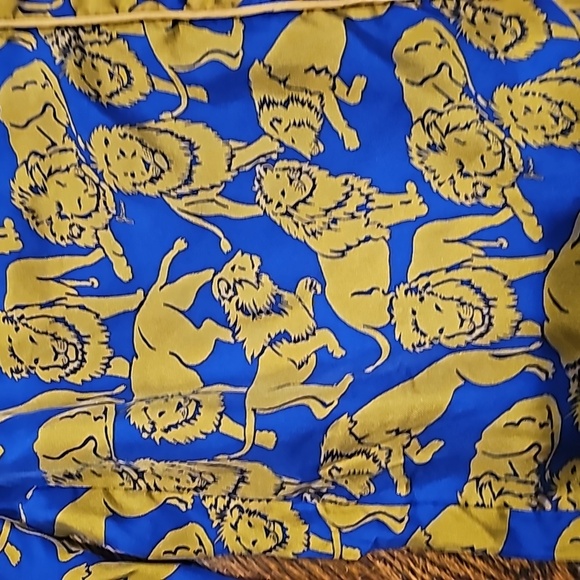 J. Crew Collection Silk Twill Relaxed Pants in Sleepy Lions - Picture 9 of 11